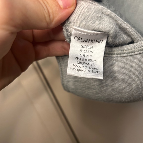 CALVIN KLEIN bra/top gray - Picture 2 of 2
